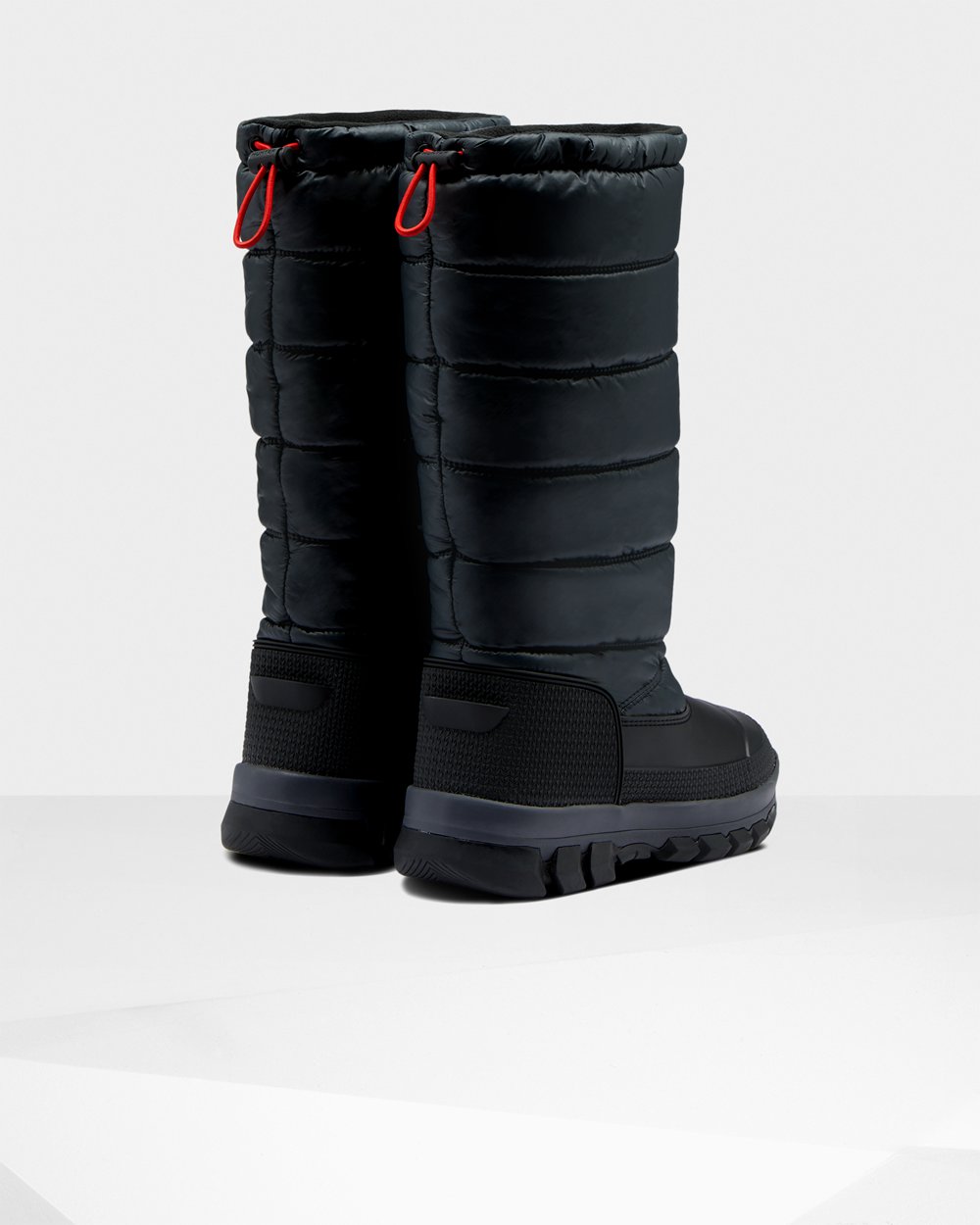 Botas de Nieve Hunter Mujer - Original Insulated Tall - Negros - MRQCWXF-67